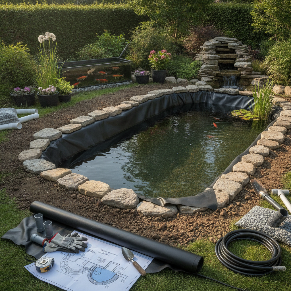 Things To Keep In Mind While Constructing Fish Ponds