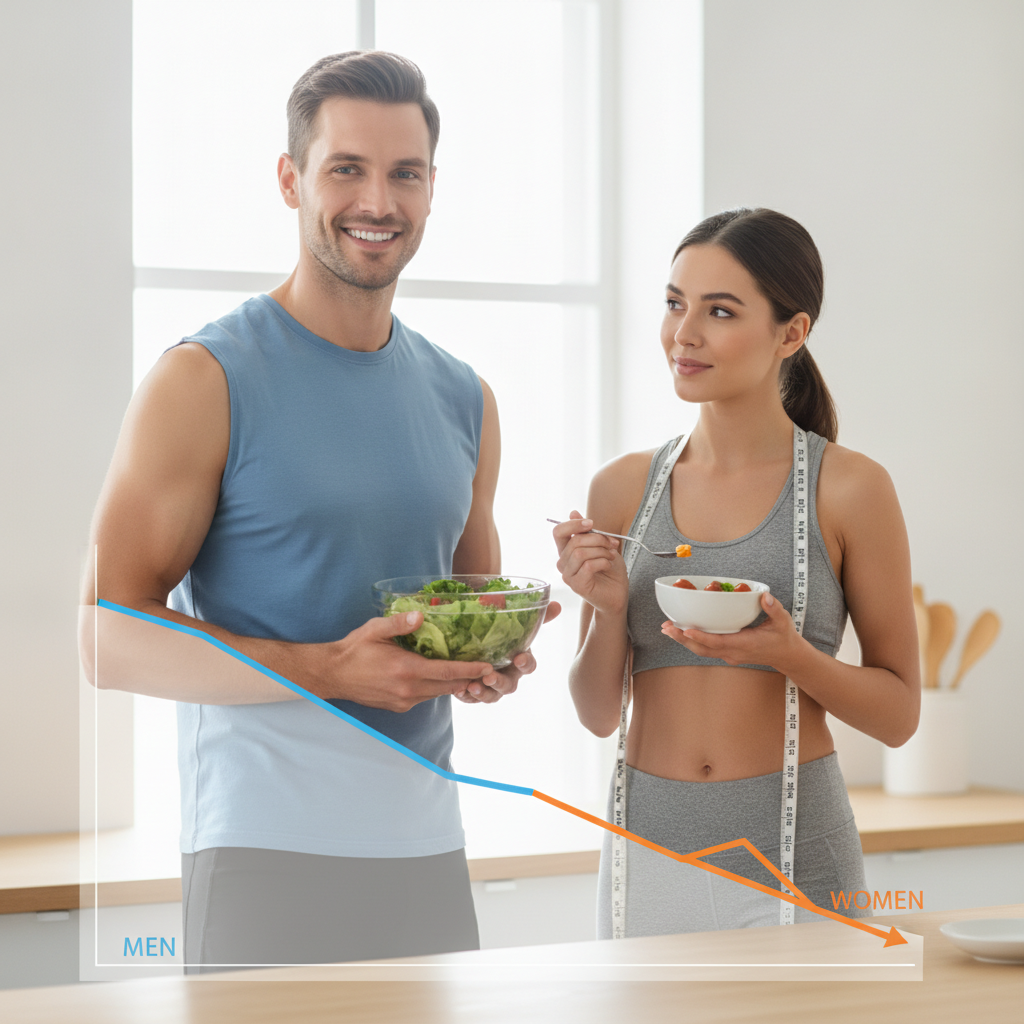 Nutritionist Explains Why Men lose weight faster than Women