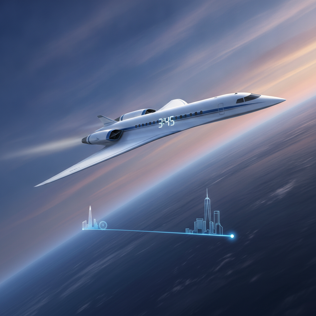 Supersonic Aircraft: Travel London to New York in less than 4 hours