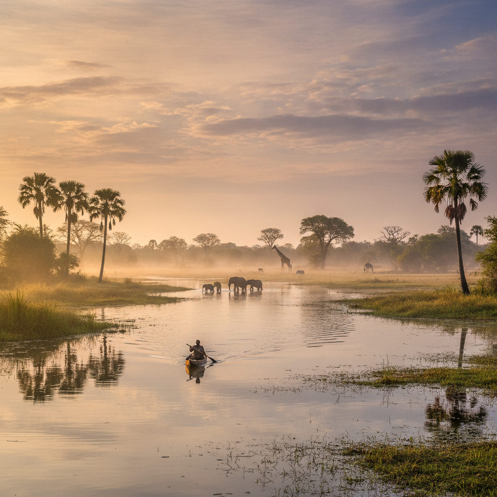 Okavango Delta - The World Natural Heritage in Botswana