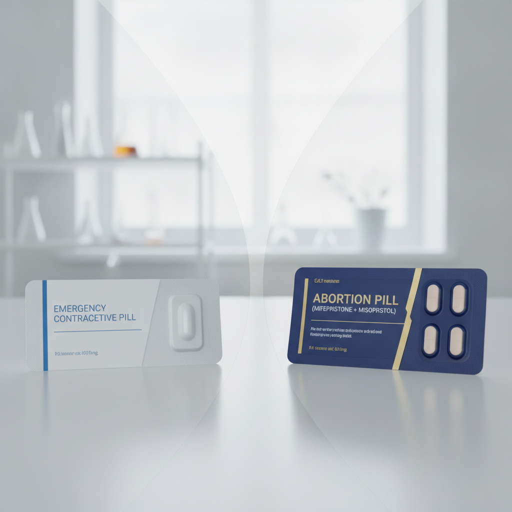 Difference Between the Emergency Pill and Abortion Pill
