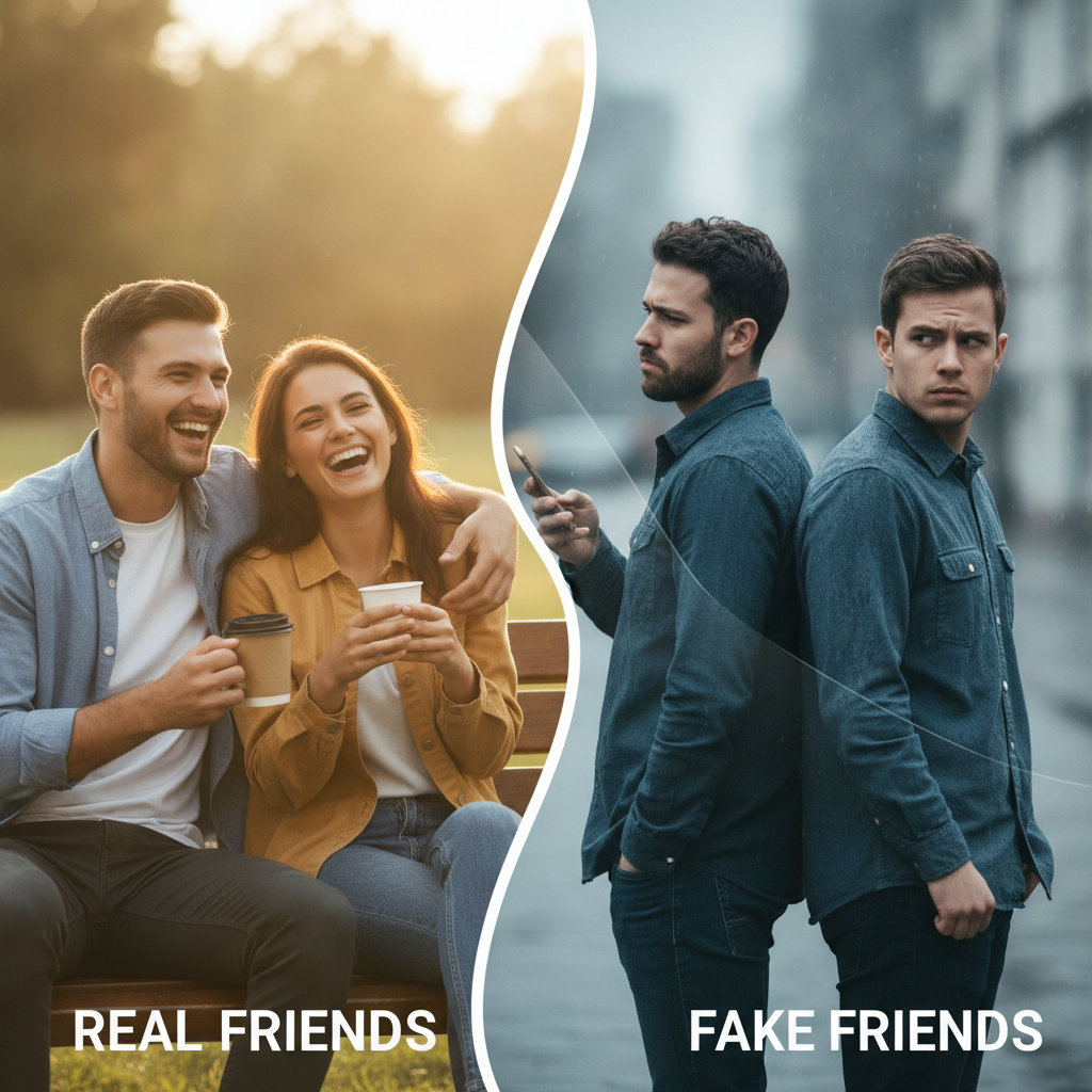 5 Differences between Real Friends and Fake Friends