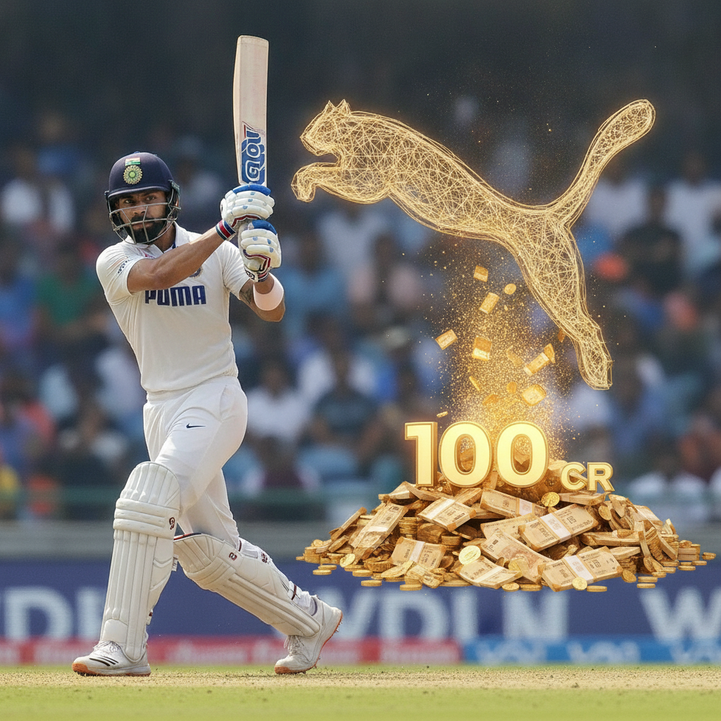 Virat Kohli strikes Rs 100/- Crores deal with Puma