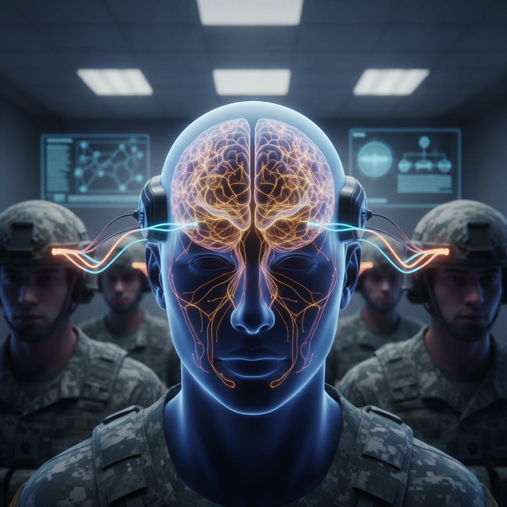 Energy transfer into the brains of soldiers to increase the focus is applied in the US