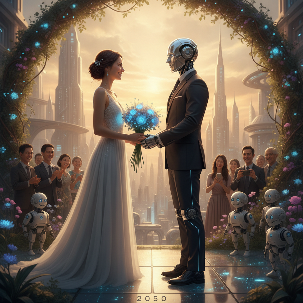 Prediction Humans may Marry Robots before by 2050