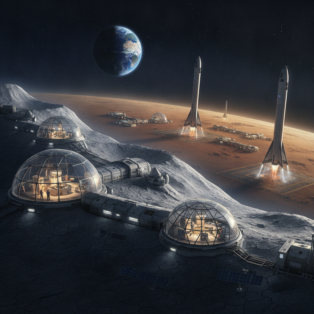 Human Colonies on Moon and Mars May Possible in Next 5 Years - SpaceX