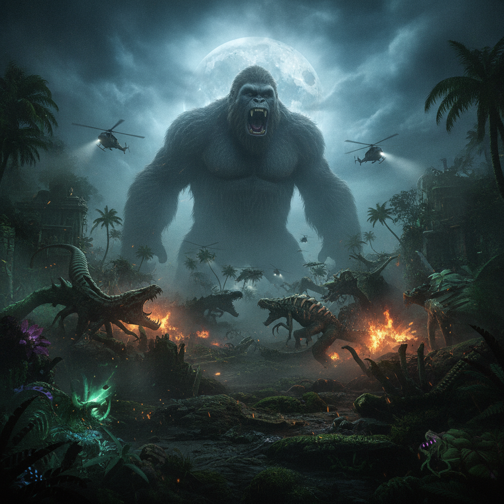 Review: Kong Skull Island An audaciously Loopy creature Feature