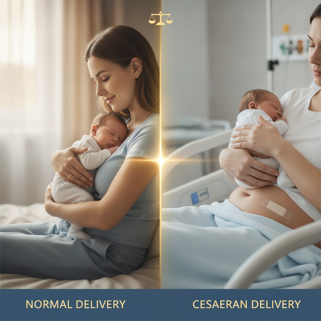 Advantages and Disadvantages Cesarean Delivery vs Normal Delivery