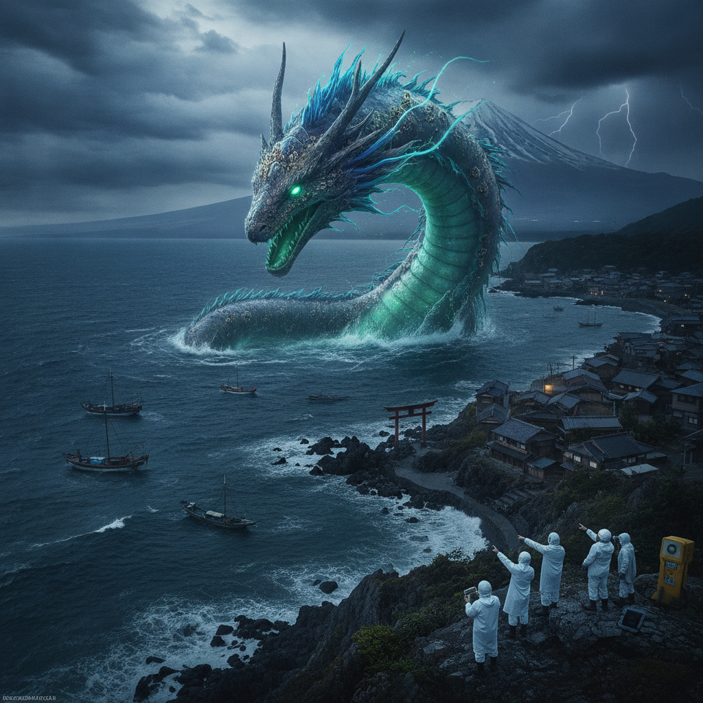 A Giant Sea Monster had discovered in Japan