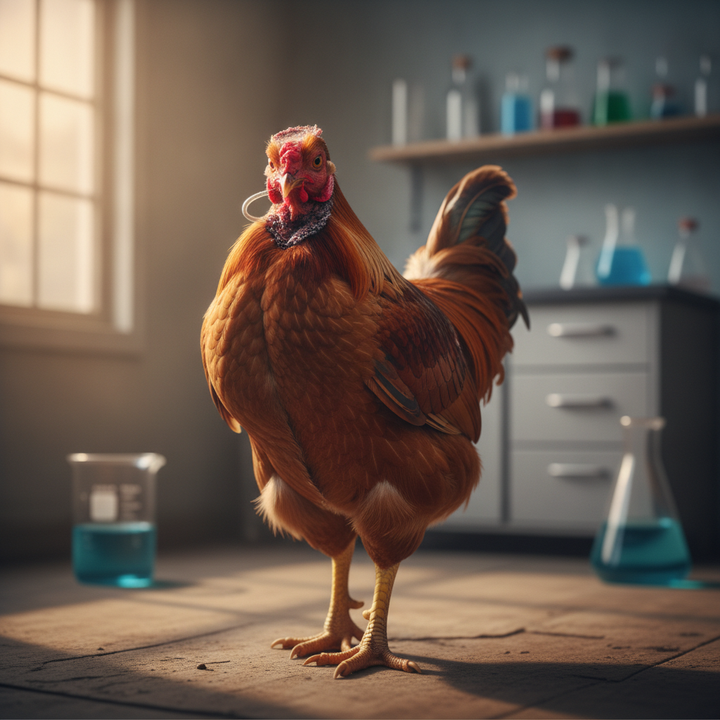 Mysterious Headless Chicken lived for 18 Months