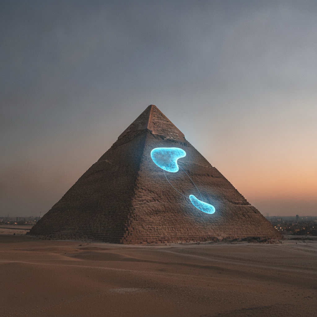 Great Pyramid of Giza: 2 Mysterious "cavities" found inside the Pyramid.